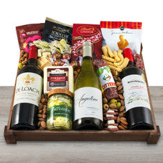Charcuterie & Wine Trio Tray