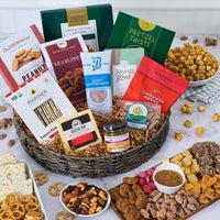 Deluxe Snacks & Chocolates Gift Basket